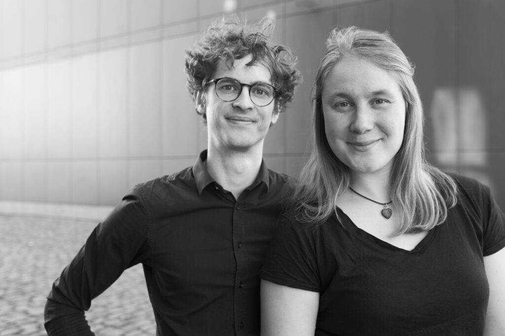 Christian Berlin und Laura Berkemeyer von Peng! Impro aus Münster