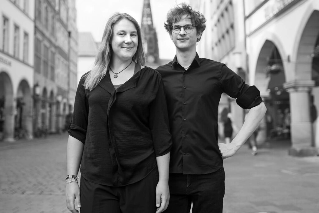 Peng! Impro-Stadt-Spaziergang in Münster mit Laura Berkemeyer und Christian Berlin